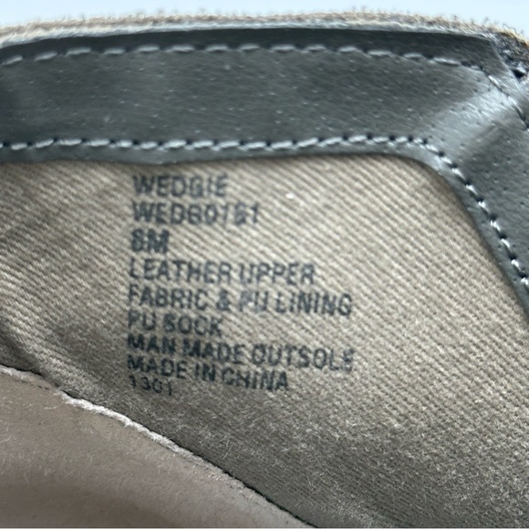 Steve Madden Women's Wedgie Platform Sneaker Grey Suede Sz 8M - Picture 8 of 9